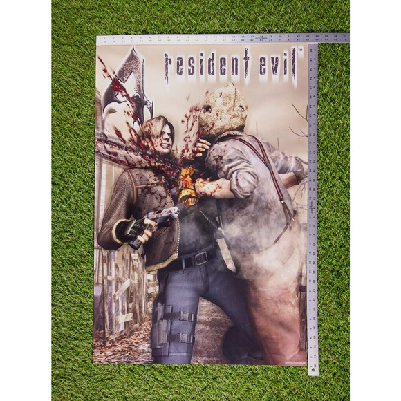 COPY - Resident Evil 4 Confrontation #3454 Poster Vintage Capcom 2005 - Picture 2 of 9